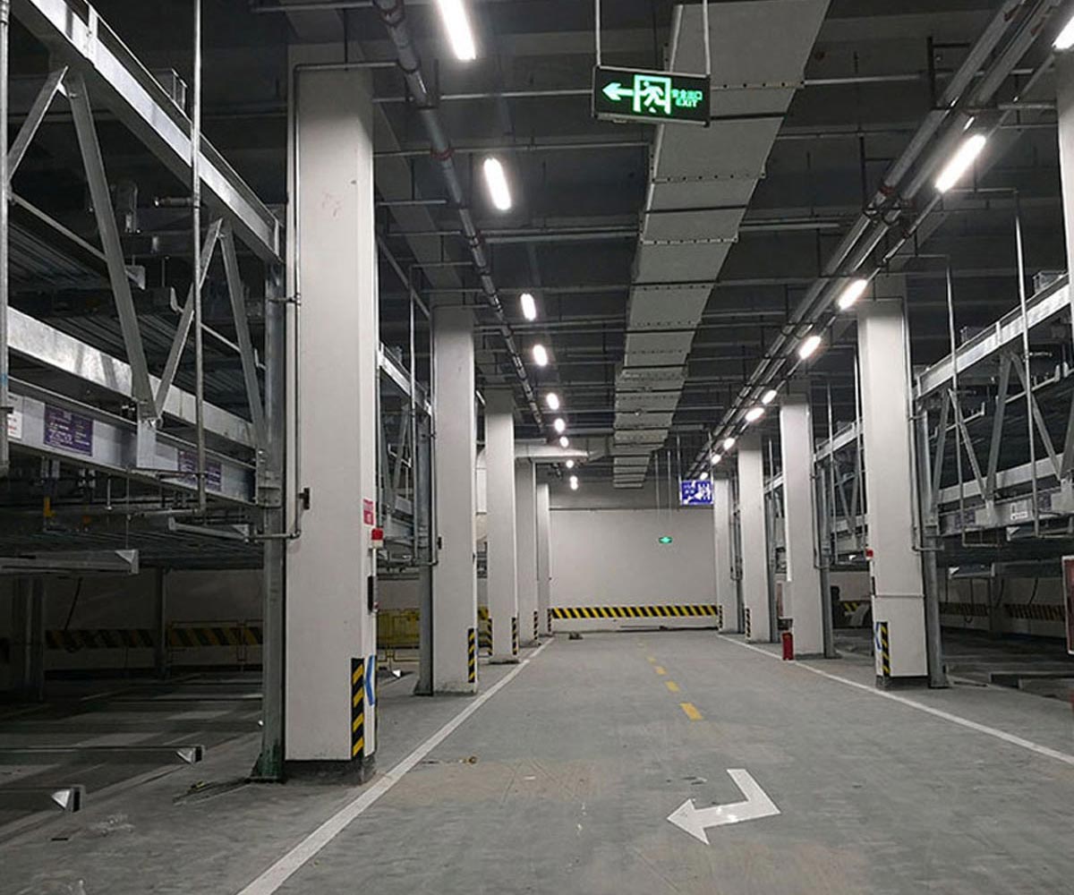 開江兩層簡易類立體車庫停車設備過驗收