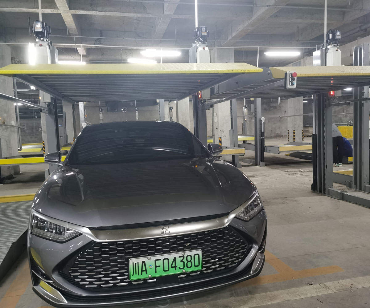 安州雙柱簡(jiǎn)易式停車立體車庫(kù)改造