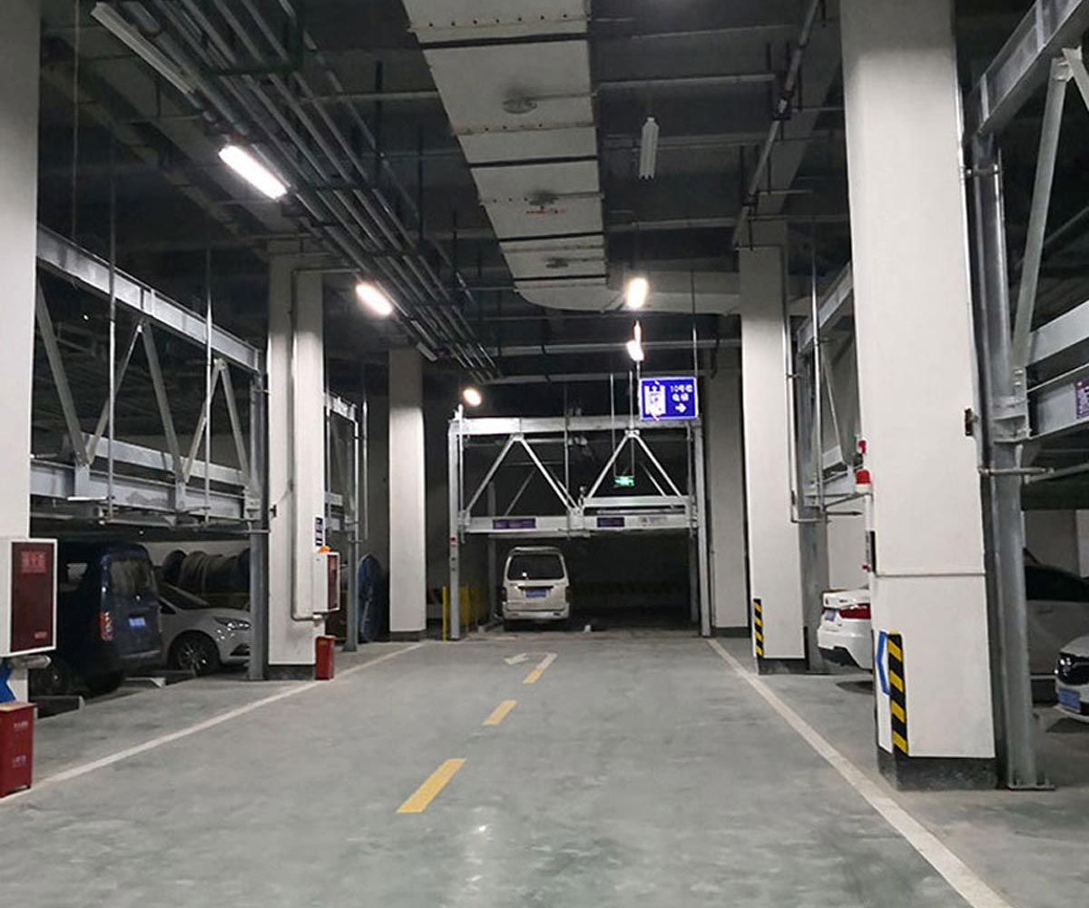 雙柏兩柱簡易升降立體車庫過規劃