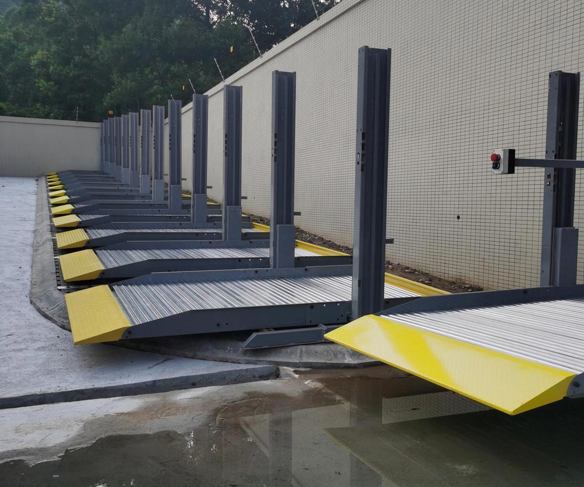 雙柏兩柱式機械立體停車設備回購