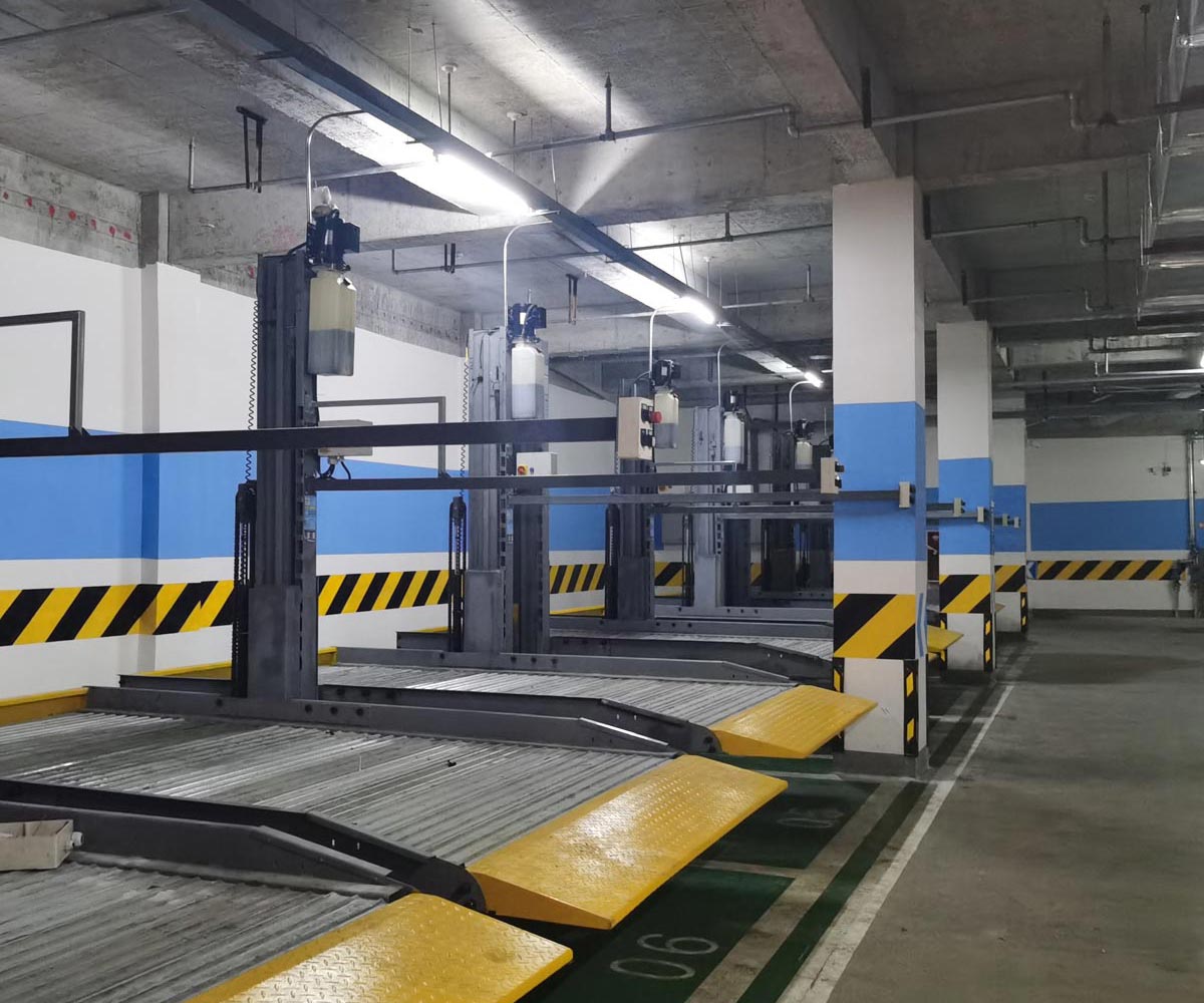 開江PSH左右橫移機械停車設備改造