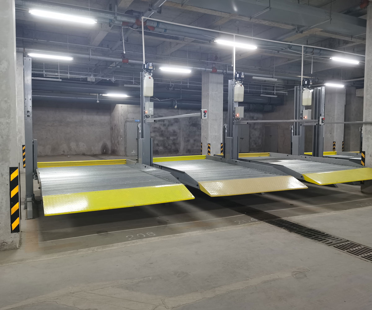 雙柏兩層簡易式機械立體停車設備租賃