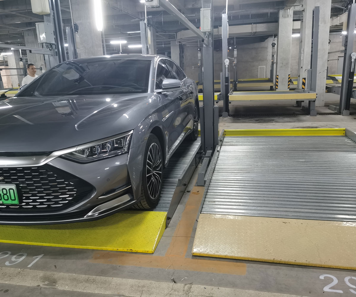 資中升降橫移式立體車庫改造
