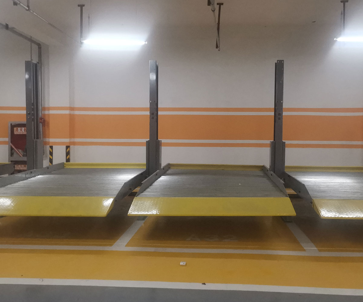 紅河雙層簡易升降類立體停車位回收