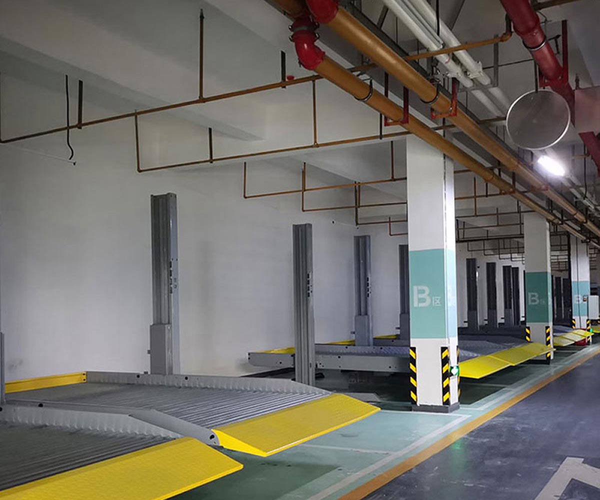 江陽雙柱升降式機(jī)械式立體車庫租用