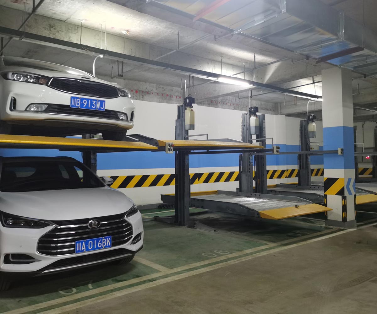安州四柱簡(jiǎn)易類立體停車場(chǎng)