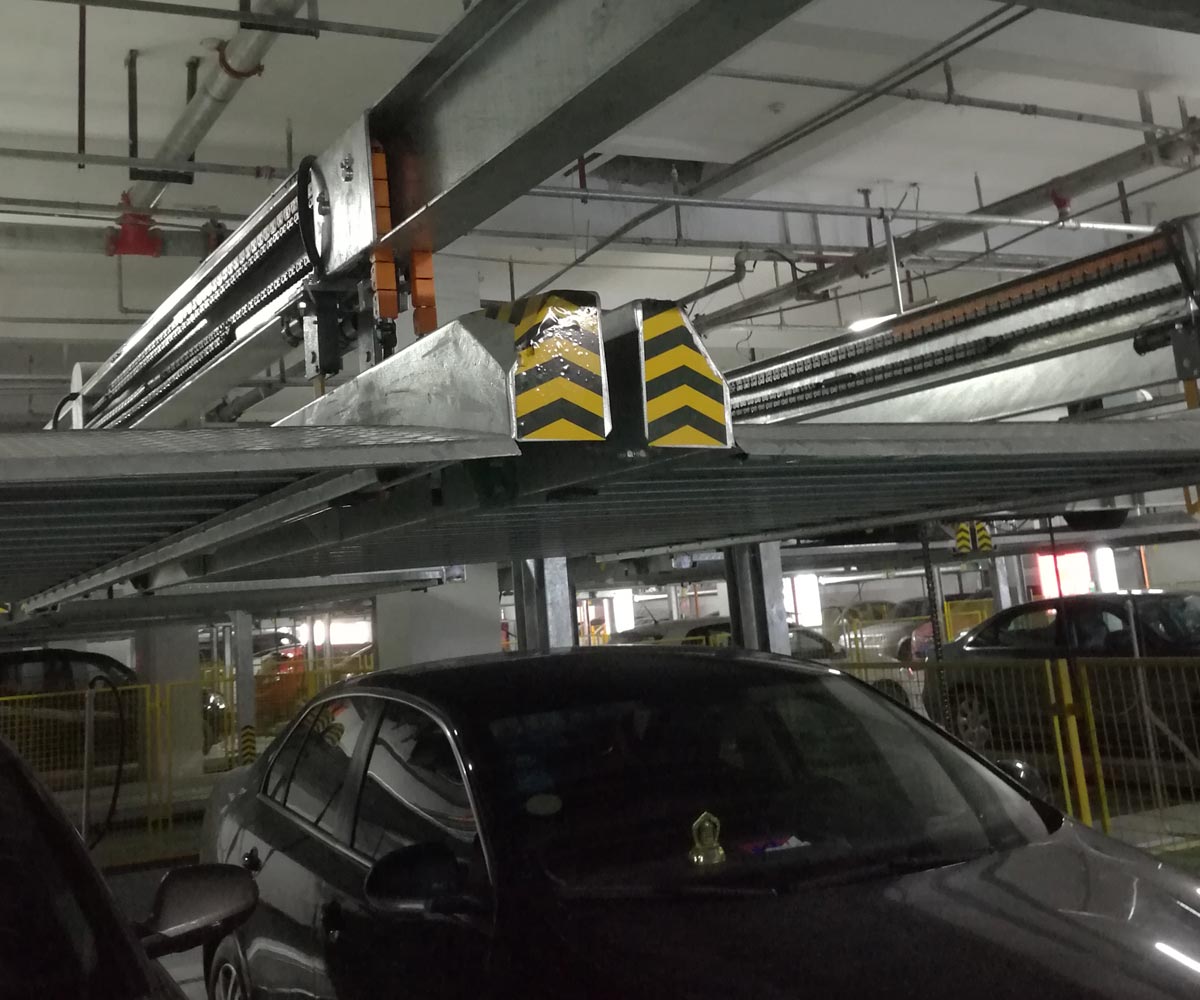 大姚單列PSH2二層升降橫移機械式立體停車設備
