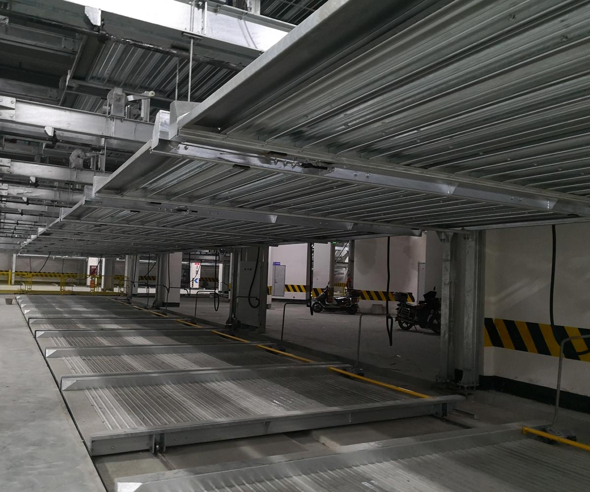 安州負(fù)一正一地坑PSH2D1二層升降橫移機(jī)械式立體停車設(shè)備